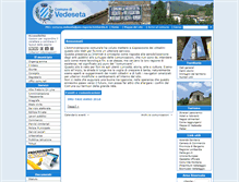 Tablet Screenshot of comune.vedeseta.bg.it